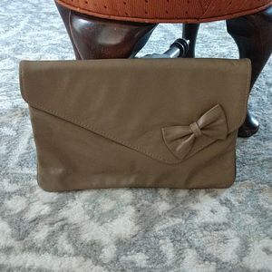 Leather clutch